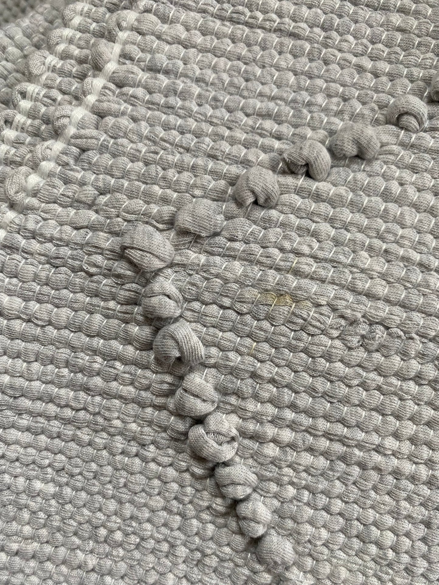 Tapis en coton Losange gris, 200*150 ♡