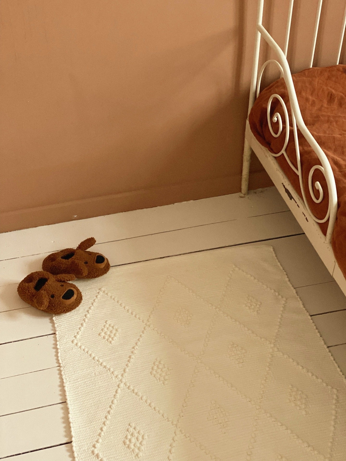 Moyen Tapis Ecru, Losange 140*70