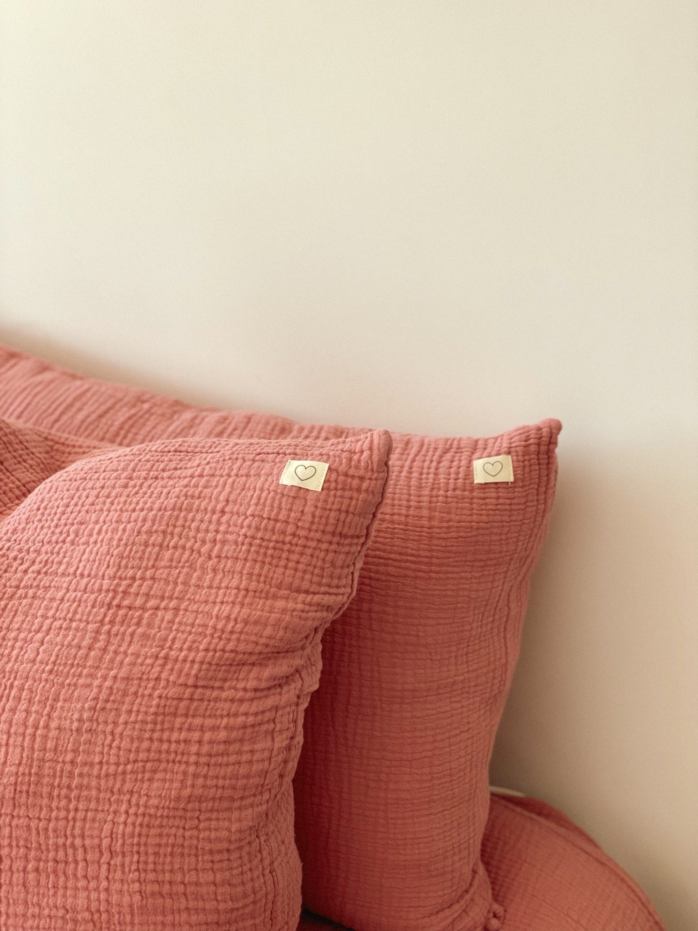 Housse de couette JOAO Vieux rose