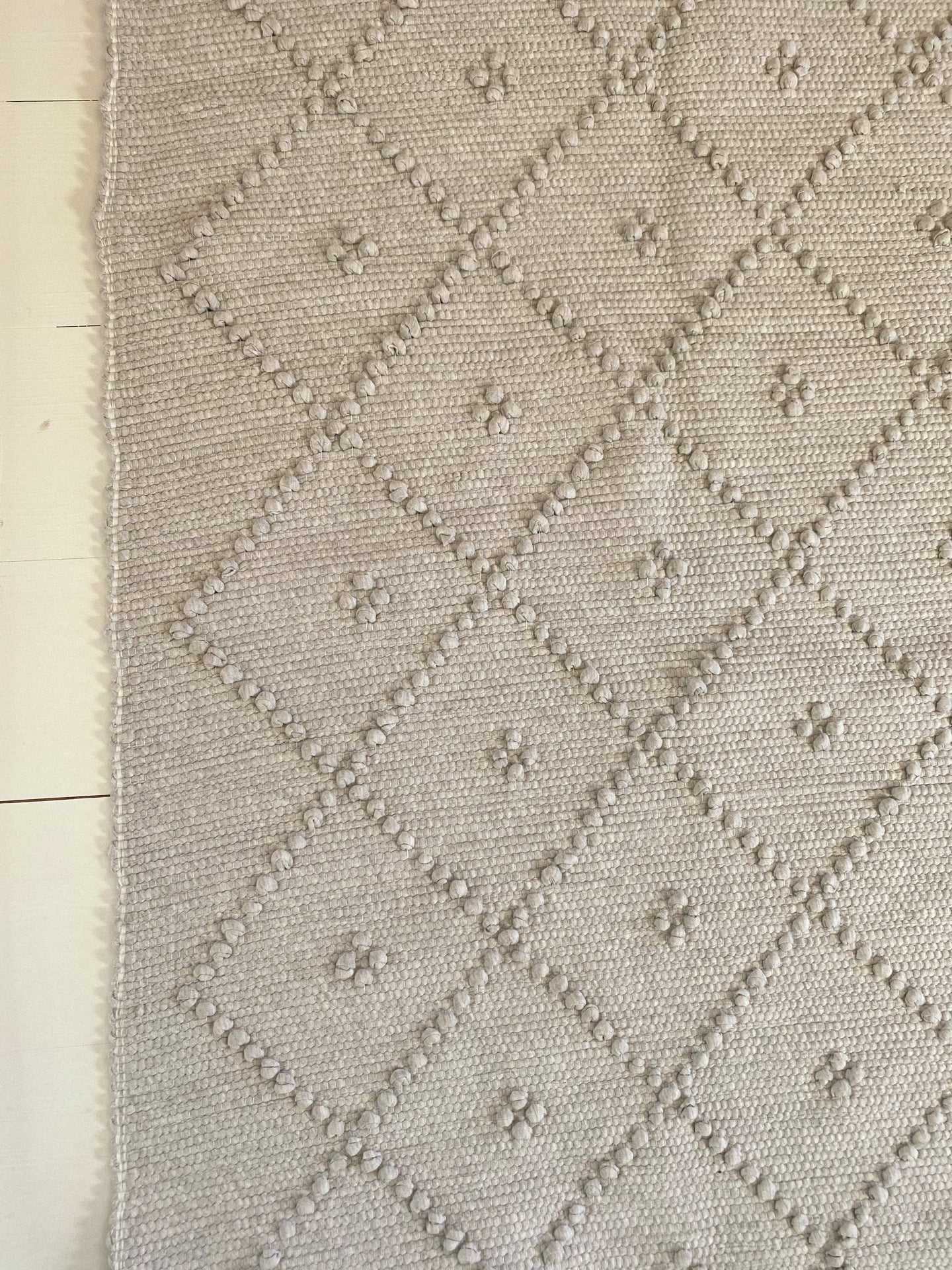 Grand Tapis gris, Losange 200*150