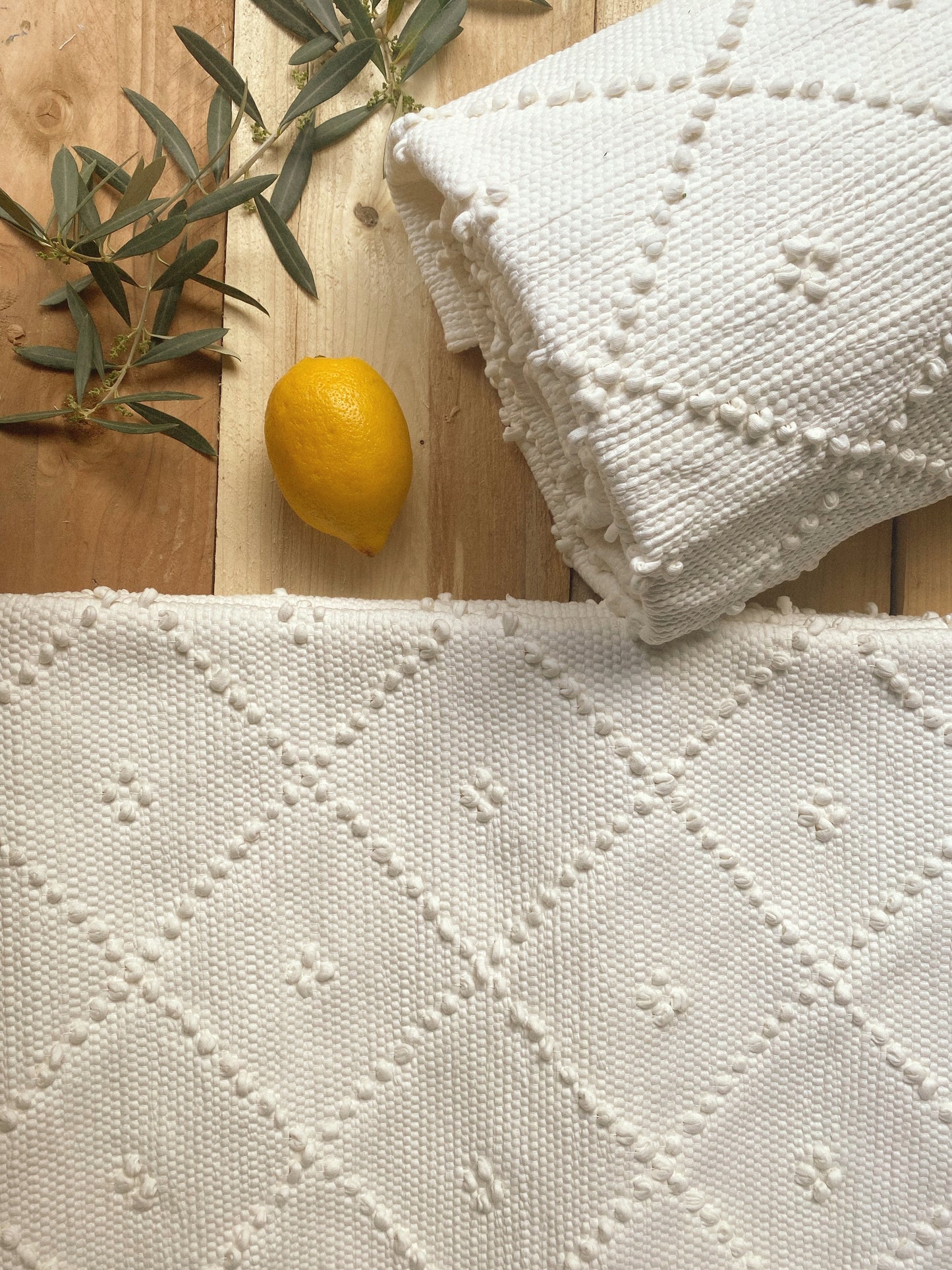 Grand Tapis blanc, Losange 190*150
