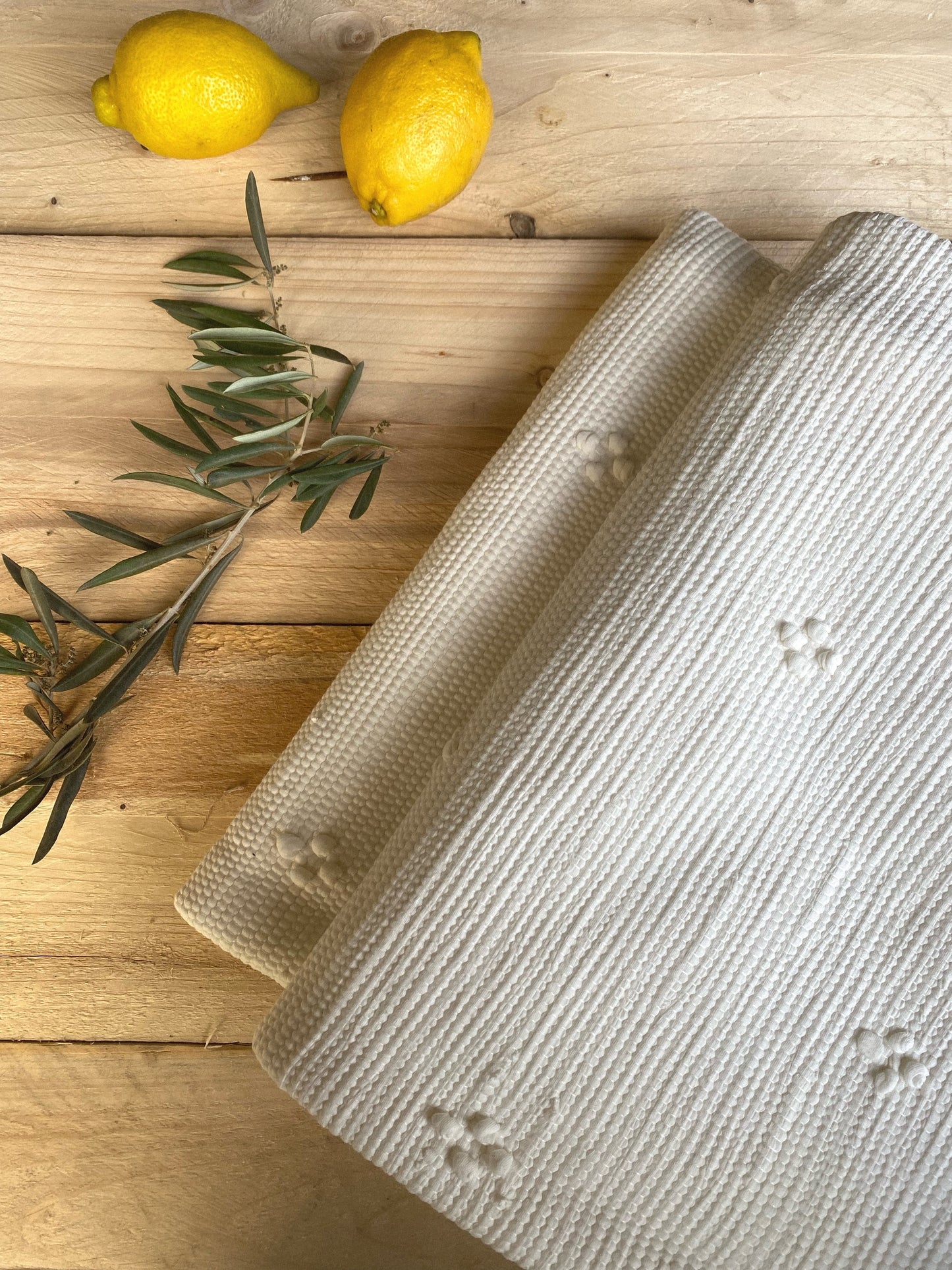 Grand Tapis Ecru, Fleurs 190*150